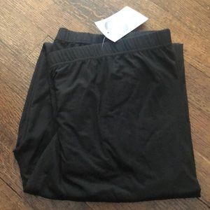 Leggalicious 3x5x solid black leggings